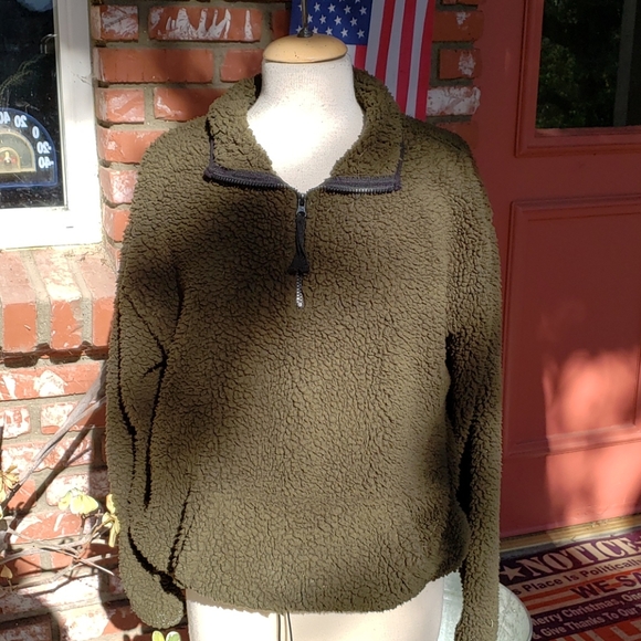 No Boundaries Tops - Fuzzy pull over
